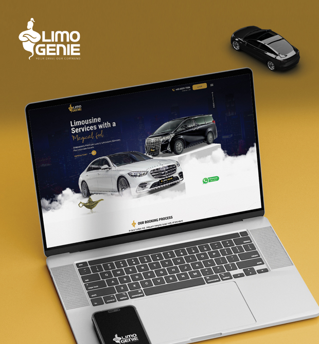 Animated Logo Design And Website Development For Limo Genie
