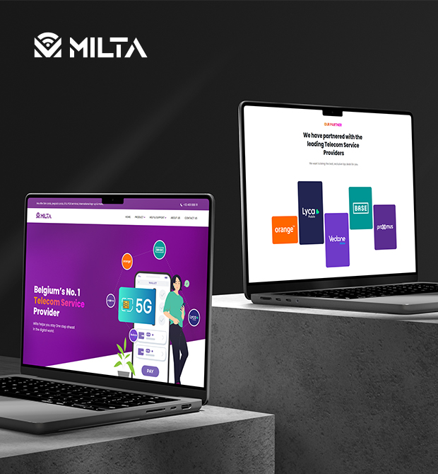Creative Website Design And Brand Identity For Milta